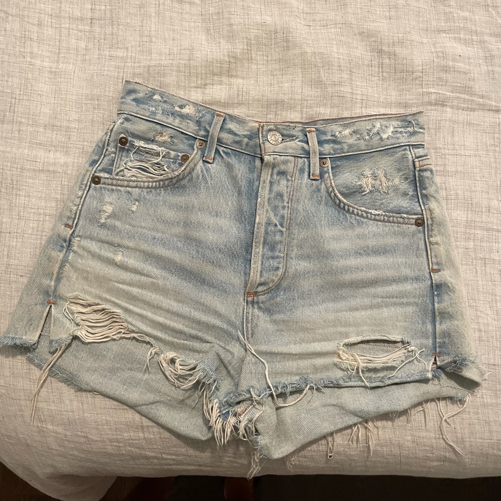 Agolde Jaden High Waist Shorts